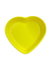 Fiesta - Sunflower Yellow Large Heart Bowl Homer Laughlin Ceramic Valentine's
