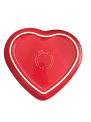 Fiesta - Scarlet Red Large Heart Bowl Homer Laughlin Ceramic Dish Valentine's