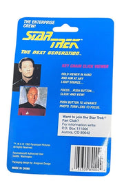 Pair of Star Trek The Next Generation Key Chain Click Viewers 1993