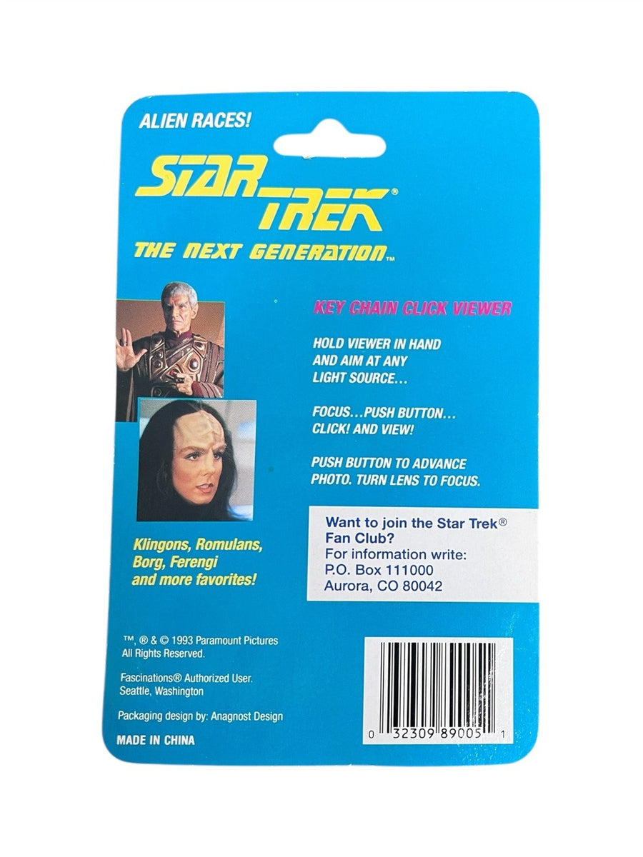 Set of 3 Star Trek The Next Generation Key Chain Click Viewers 1993