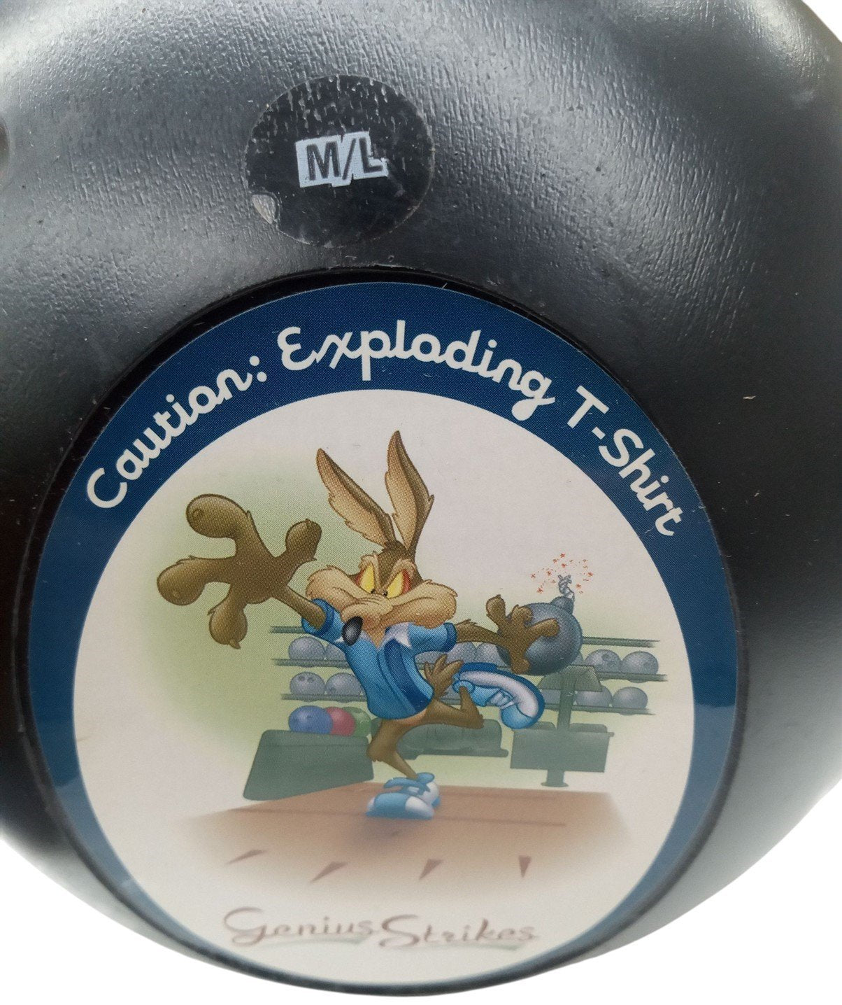 Looney Tunes Wile E Coyote Genius Strikes Exploding T-Shirt Retro Collectible