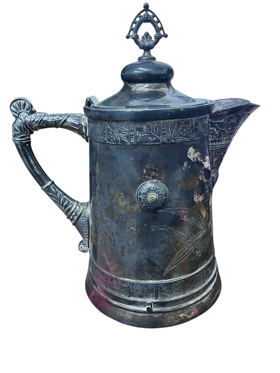 Pairpoint MFG Quadruple Silver Plate Victorian Style Water Pitcher 1802 1/2