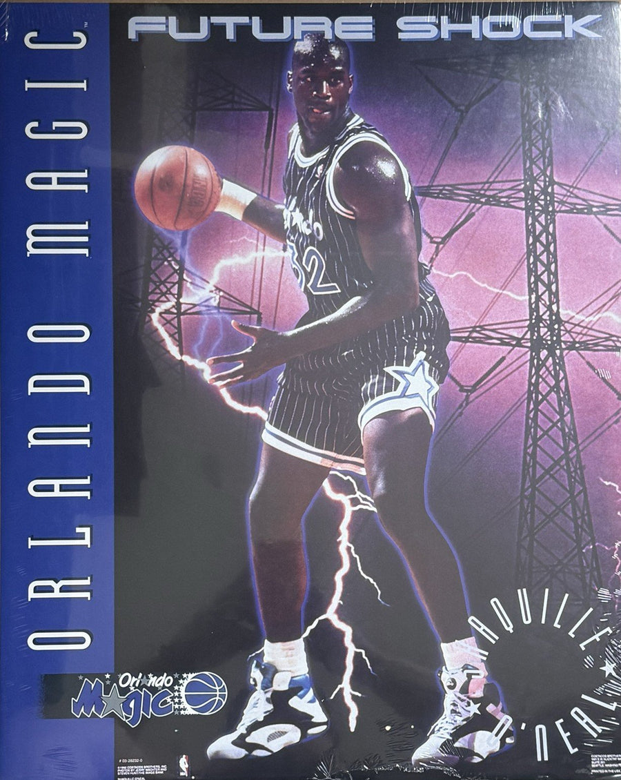 Vintage Shaquille O'Neal #32 Orlando Magic Starline Poster