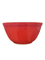 Pyrex Set of 3 Vintage 1970s Friendship Birds Nesting Bowls Red and Orange