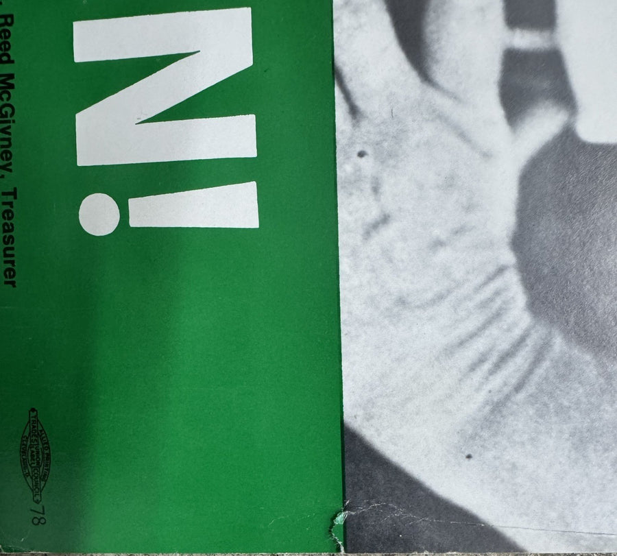 Jimmy Carter Howard Metzenbaum Democrat Campaign Poster 1976 Election