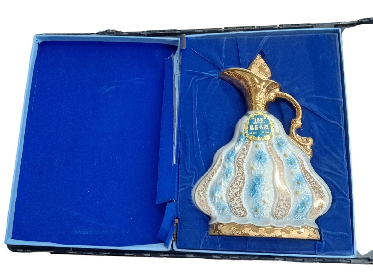 Jim Beam Decanter 155 Months Drinkware Vintage Collectible Breweriana Alcohol