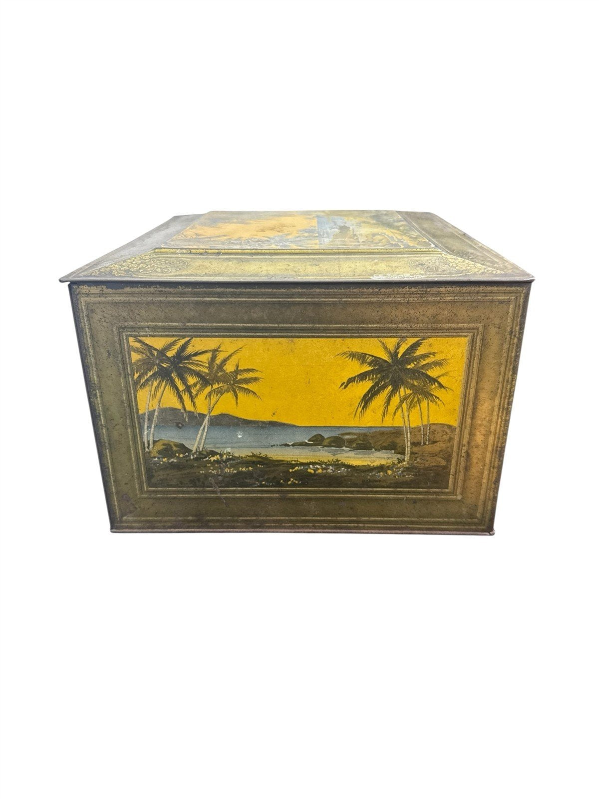 Globe Soap Company Advertising Tin Vintage Cincinnati Ohio