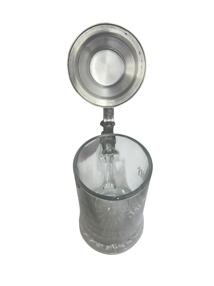 Jack Daniels Glass Beer Stein with Shot Glass