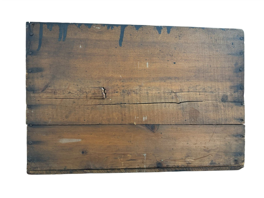 Pennzoil Vintage Wooden Oil Shipping Crate Antique Storage Container
