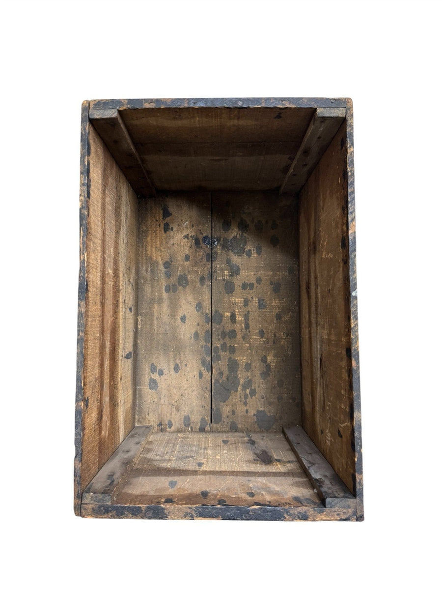 Pennzoil Vintage Wooden Oil Shipping Crate Antique Storage Container