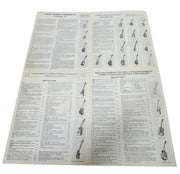 Guitar Trader's Pricebuster Flyer 22x17 Vintage Collectible Advertising