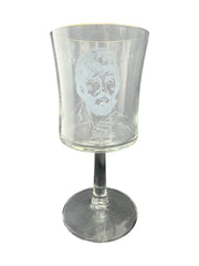 Morris Cerullo Wine Glasses Etched 1979 Disciples Apostles Holy Bible Set of 5