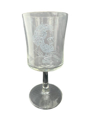 Morris Cerullo Wine Glasses Etched 1979 Disciples Apostles Holy Bible Set of 5