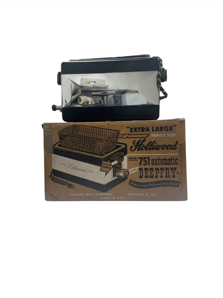Holliwood 751 Automatic Extra-Large Family Size Vintage 1950's Deepfry New in Box
