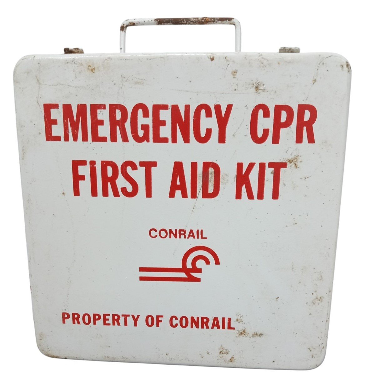 Conrail Emergency CPR First Aid Kit Vintage Collectible Nostalgic Medical 1960s