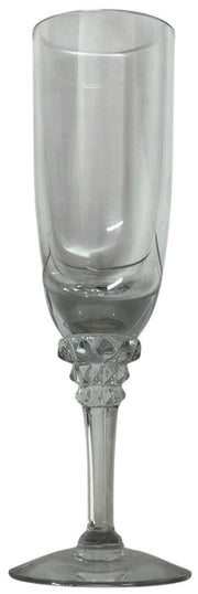 Crystal Champagne Flutes/Glasses Set of 12 Likely Bohemian or Mikasa Drinkware