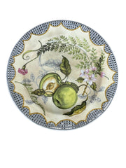 Tracy Porter Orchard Set Of Two Ceramic Dinner Plates Floral Plants Kitchenware