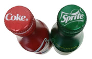 Sprite & Coca Cola Aluminum Bottles Sealed Collectible Nostalgic Soda Soft Drink