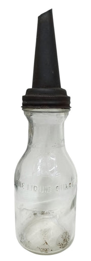 Duraglass One Quart Oil Bottle Vintage Antique Collectible Nostalgic Petroliana
