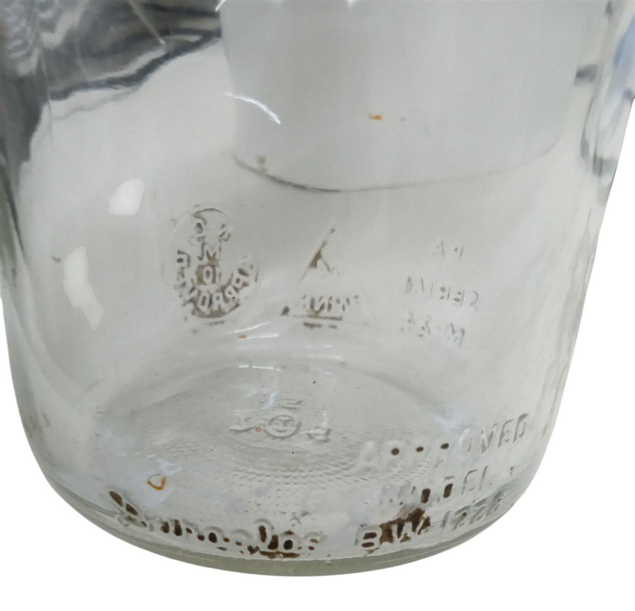 Duraglass One Quart Oil Bottle Vintage Antique Collectible Nostalgic Petroliana