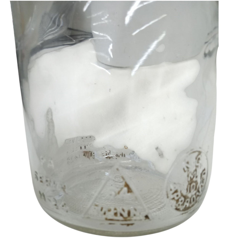 Duraglass One Quart Oil Bottle Vintage Antique Collectible Nostalgic Petroliana