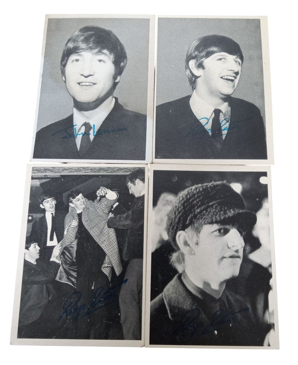 Beatles Topps Trading Card Set Of 9 Vintage Collectible Nostalgic Beatlemania