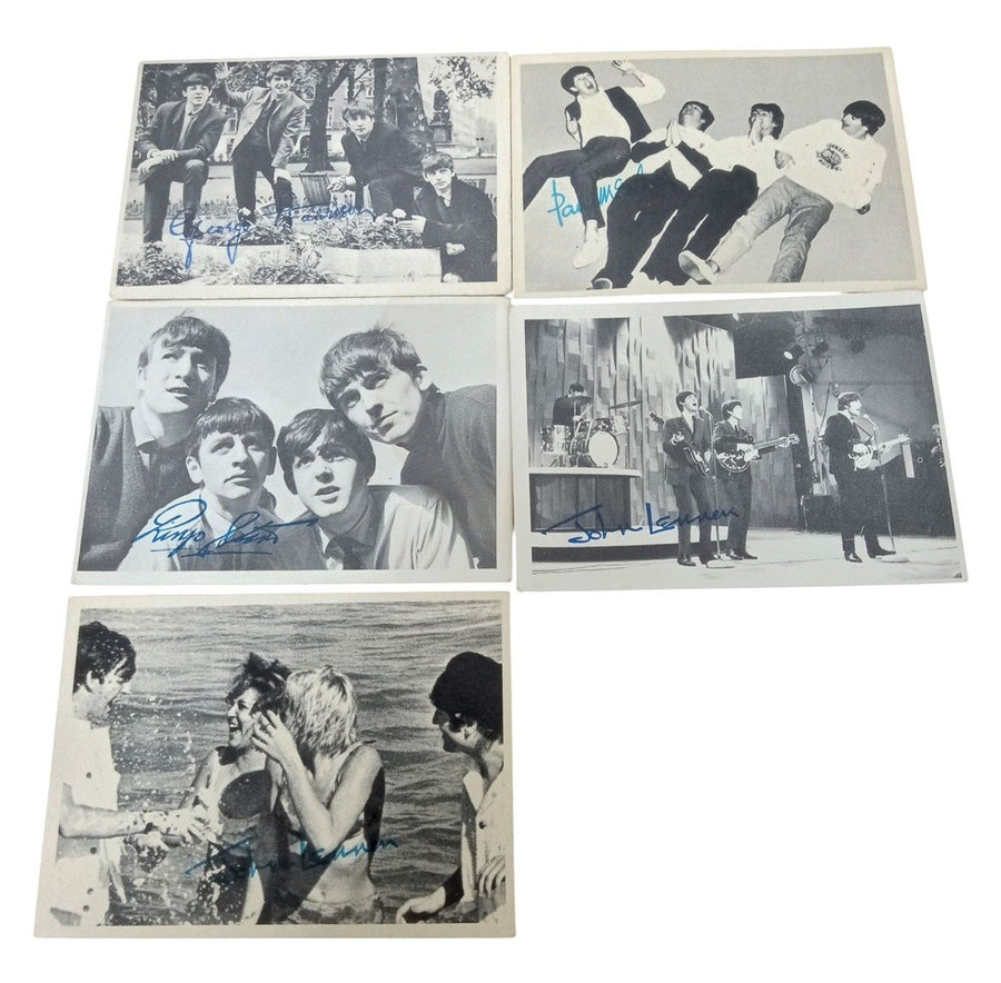 Beatles Topps Trading Card Set Of 9 Vintage Collectible Nostalgic Beatlemania
