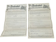 Prudential Insurance Policies 1930s Vintage Antique Collectible Nostalgic