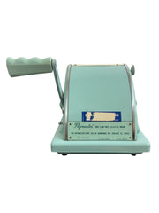 Paymaster S-1000 Vintage Turquoise Check Writer USA Made No Key