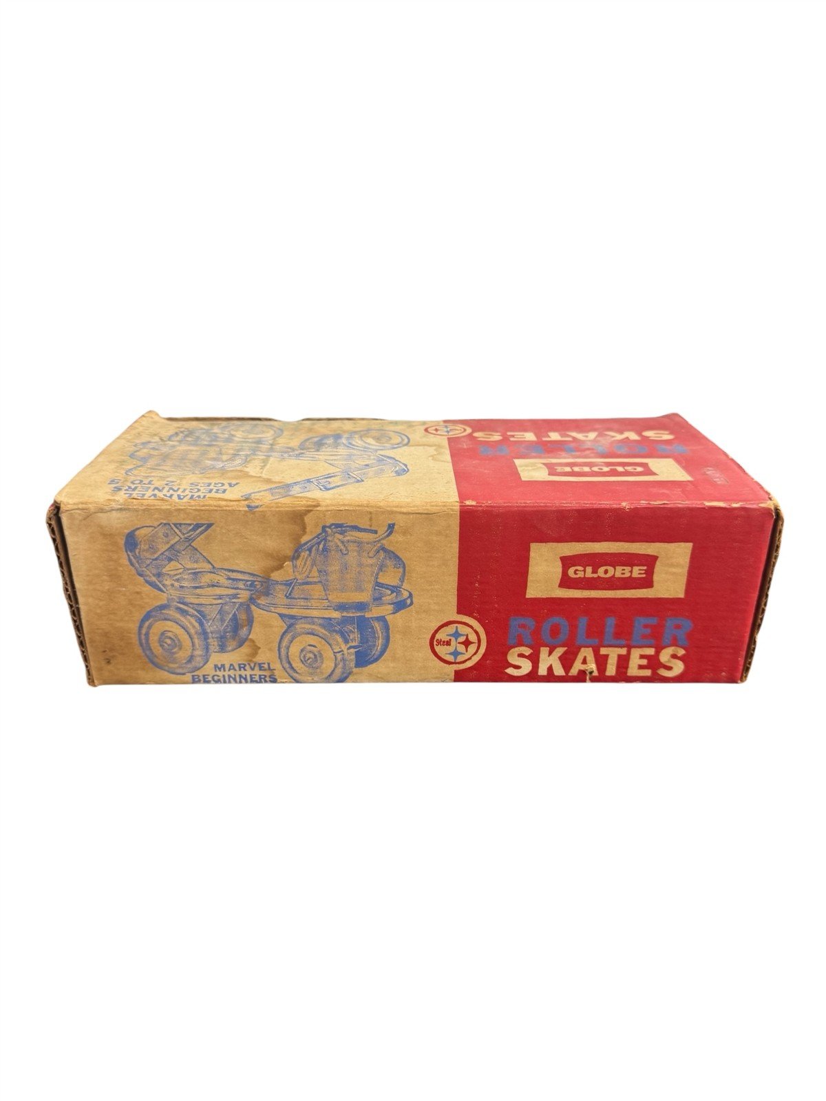 Globe Vintage Roller Skates Marvel Ages 2 to 5 USA Made Rare Original Box