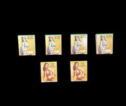 Pin - Up Matchbook Set of 6 with Matches ACME Barbershop Made in the USA Lot 2