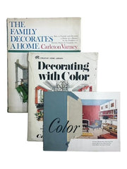 Books on Home Decorating by Carleton Varney and MCM Benjamin Moore Paint Booklet