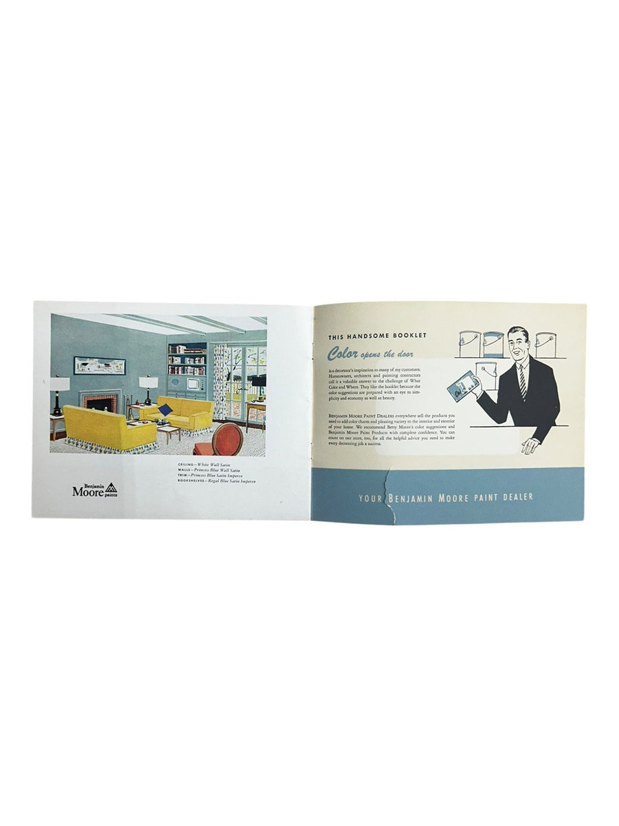 Books on Home Decorating by Carleton Varney and MCM Benjamin Moore Paint Booklet