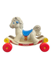 Playskool Vintage Rock n Ride Pony 1980's Toy Plastic