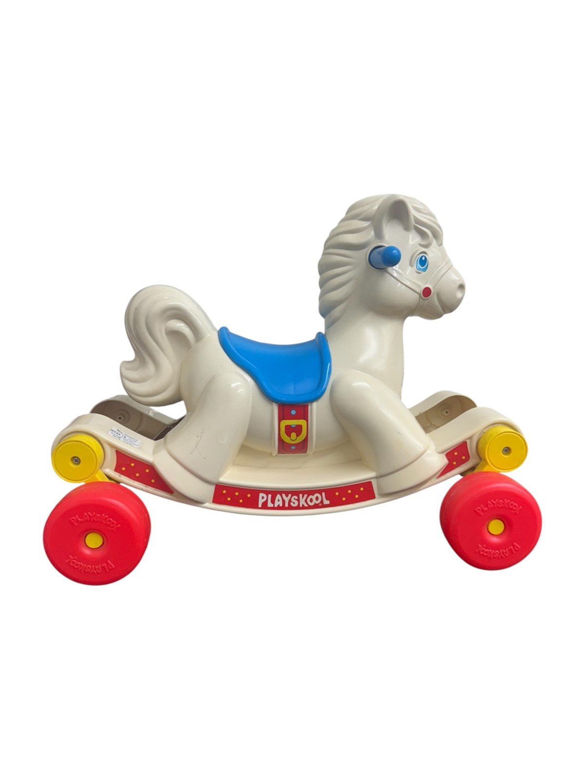 Playskool Vintage Rock n Ride Pony 1980's Toy Plastic