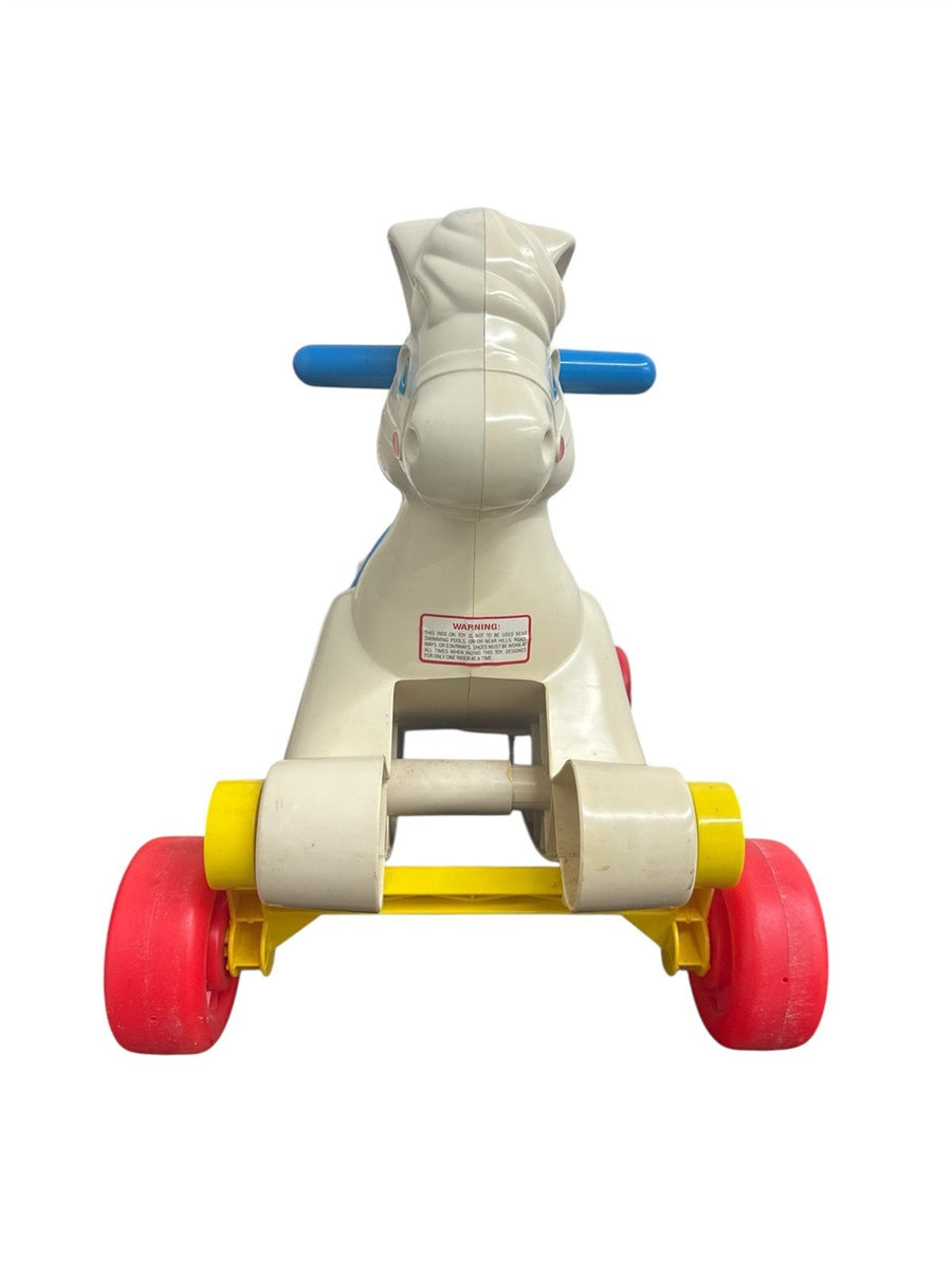 Playskool Vintage Rock n Ride Pony 1980's Toy Plastic