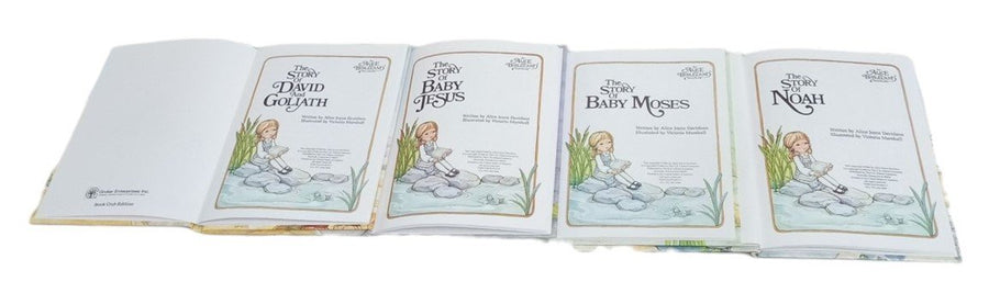 Alice In Bibleland Books Set Of 4 Retro Collectible Nostalgic Religious 1980s
