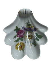Mitterteich Bavaria Antique Trinket Candy Dish Rose Floral Germany Set of 4