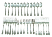 International Silver Carolina Silverware Set Of 30 With Box Vintage Collectible
