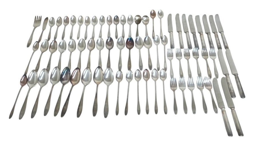 International Silver Princess Lady Doris Silverware Set Of 62 With Box