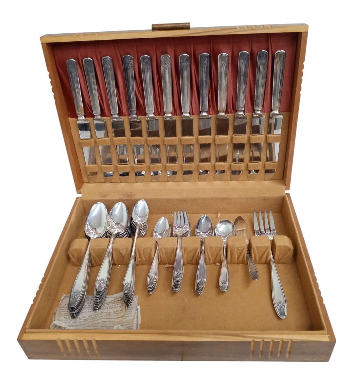 International Silver Princess Lady Doris Silverware Set Of 62 With Box