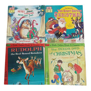 Little Golden Book Christmas Books Set Of 4 Vintage Collectible Nostalgic