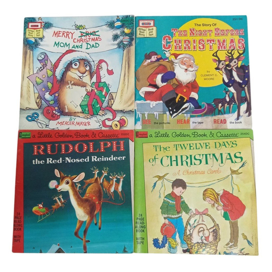 Little Golden Book Christmas Books Set Of 4 Vintage Collectible Nostalgic