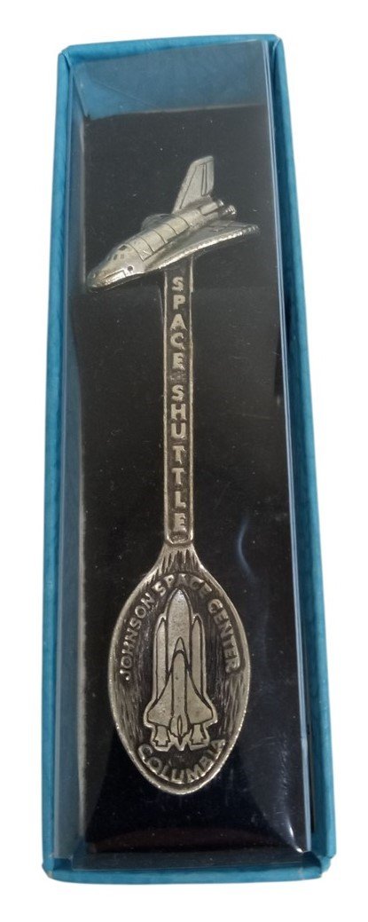 Johnson Space Shuttle Souvenir Spoon By Gish Vintage Collectible Nostalgic