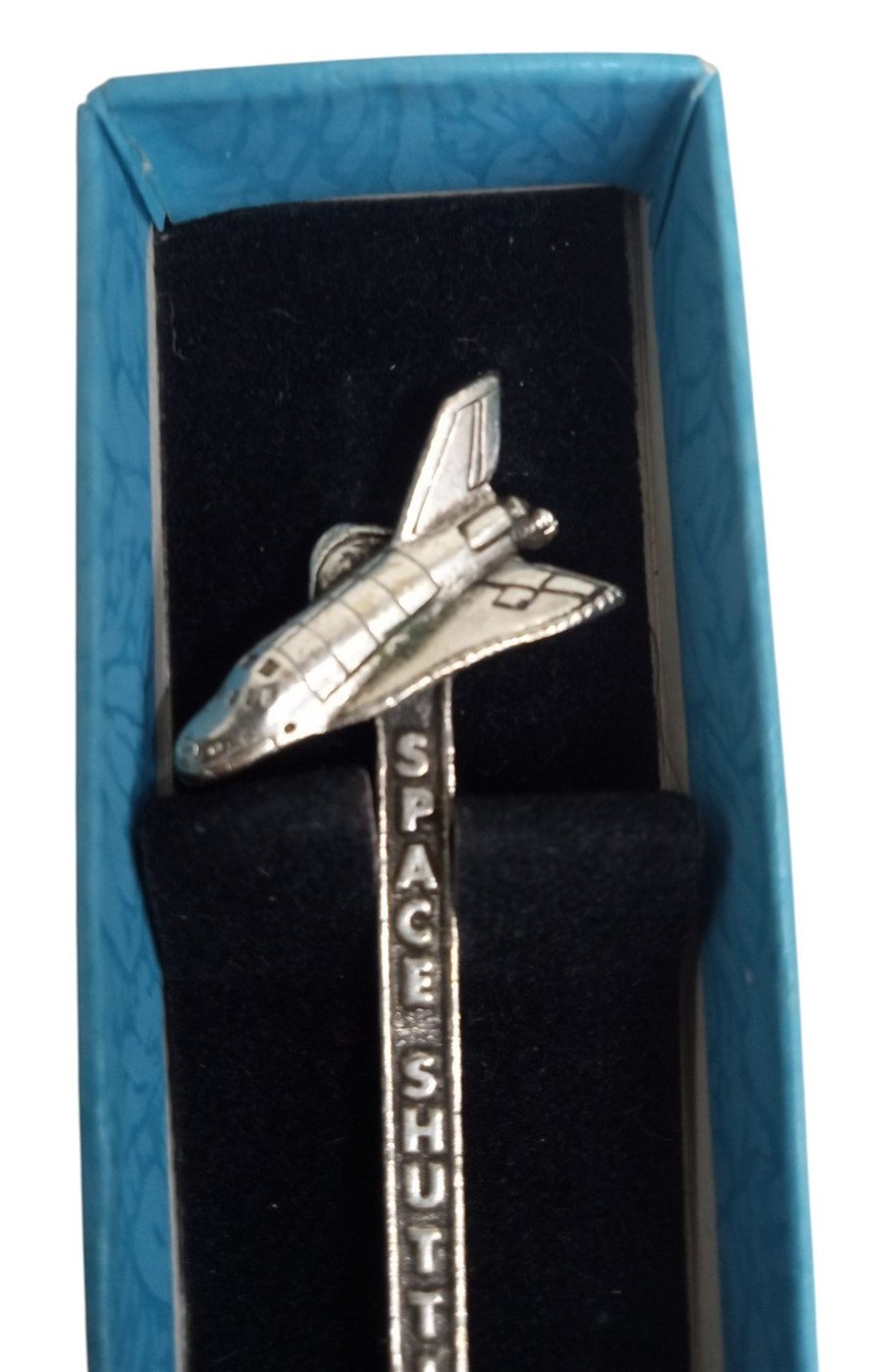 Johnson Space Shuttle Souvenir Spoon By Gish Vintage Collectible Nostalgic