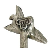 Johnson Space Shuttle Souvenir Spoon By Gish Vintage Collectible Nostalgic