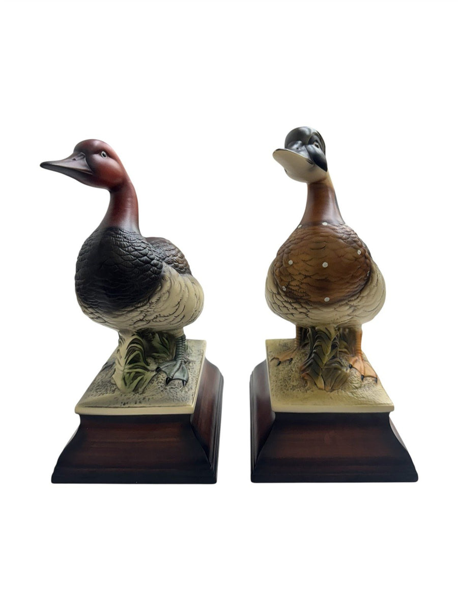 Mallard Vintage Harvey Knox Kingdom Global Art Duck Figurine Set of 2