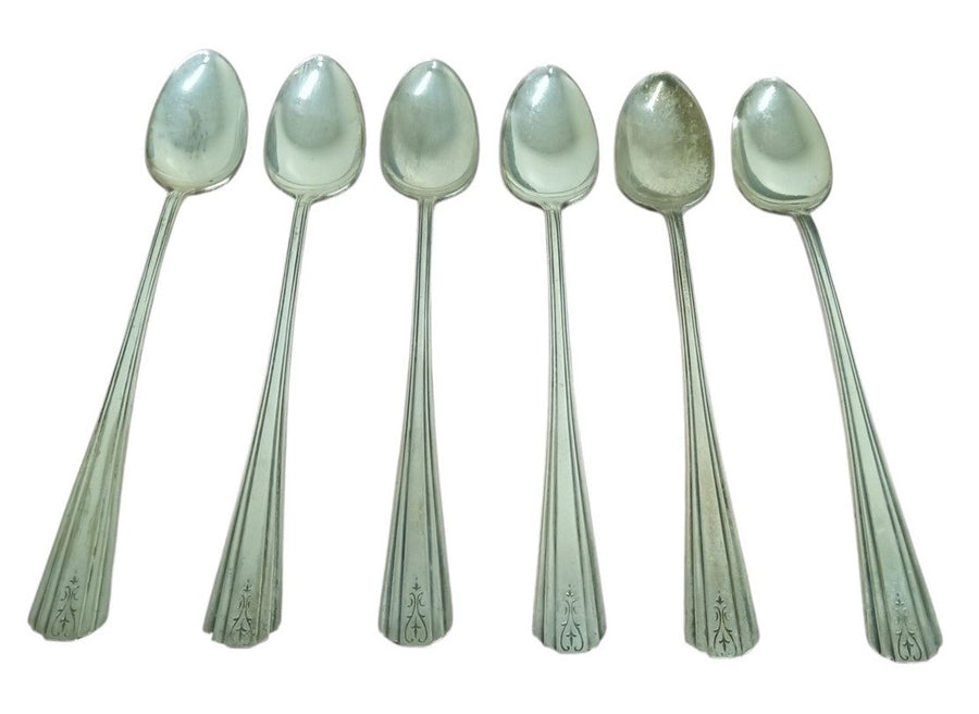 International Silver Avon Pattern Iced Tea Spoons Set Of 6 Vintage Collectible