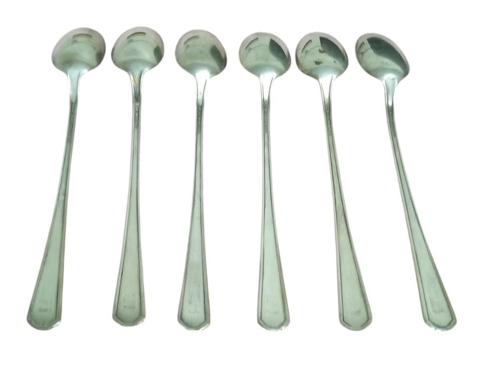 International Silver Avon Pattern Iced Tea Spoons Set Of 6 Vintage Collectible