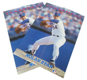 MLB Nolan Ryan Posters 16x24 Set Of 2 Retro Collectible Nostalgic Sports Mancave